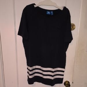 adidas | Black and White Short Sleeve Tee